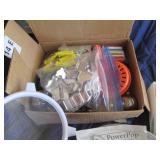 Lot of kitchen and baking supplies,...