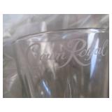 Lot of glass wear Crown Royal glass...