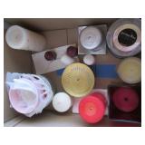 Home decor! Candles with holders, g...