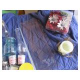 Home decor! Candles with holders, g...