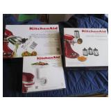 3 Kitchen Aid Accessories Stand mix...