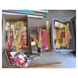 Painting Supplies brushes, shims, r...