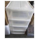 4 Drawer Plastic storage...