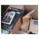 Office supply lot copy paper, Sony ...