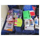 Office supplies!! Pens, calculators...