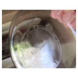 Kitchen lot Pyrex glass ware, bakin...