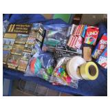 Game and toy lot puzzles, balls, ca...