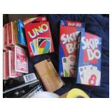 Game and toy lot puzzles, balls, ca...