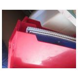Label Maker supplies , file folders...