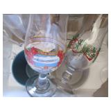 Royal Caribbean and other wine glas...