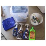 Turtle Shine car cleaning supplies...