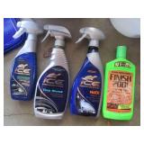 Turtle Shine car cleaning supplies...