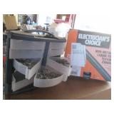 Rubbermaid Organizer full of electr...