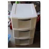 3 Drawer plastic storage...