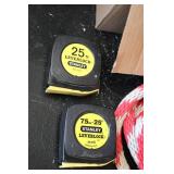 Mixed tools, sandpaper roll, tape m...