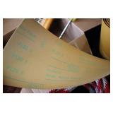Mixed tools, sandpaper roll, tape m...