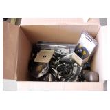 Box of mixed electric cords...