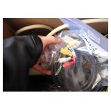 Box of mixed electric cords...