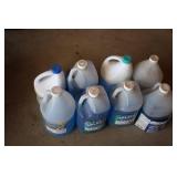 6 partially used gallons of window ...