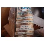 Box of tiling tools and supplies se...