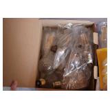 Tote of mixed light bulbs...
