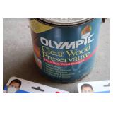Gallon of Clear Wood Preservative a...