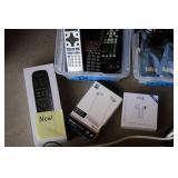 Mixed electrical cords, remotes, ea...