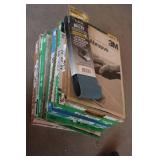 Huge assortment of sandpaper...