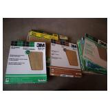 Huge assortment of sandpaper...