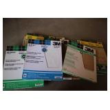 Huge assortment of sandpaper...