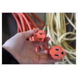 2 Extension cords and rope...