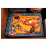 Box of assorted toys see photos...