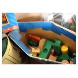 Box of assorted toys see photos...