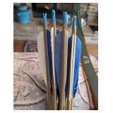 Bear Archery Kodiak Hunter Recurve Bow - Vintage 1950s with Leather Case & Arrows