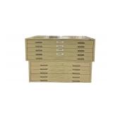 2 May-line lateral file cabinets