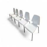 White Stacking Chairs