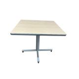 Square pedestal café table 29" x 36" x 36"