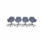 Four Nios Guest Swivel chair by Arcadia Retail $1,950 to $2,538 each