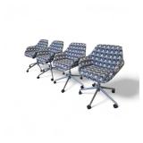 Four Nios Guest Swivel chair by Arcadia Retail $1,950 to $2,538 each