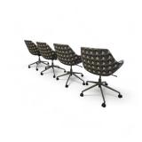 Four Nios Guest Swivel chair by Arcadia Retail $1,950 to $2,538 each
