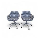 Four Nios Guest Swivel chair by Arcadia Retail $1,950 to $2,538 each