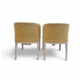 Two Geiger A Line Wing-Back Guest Side Chair designed by Khodi Feiz Retail $1600