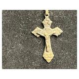 Premier Cross Bracelet & Gold-Tone Rosary Necklace with Cross Pendant & Medallions - Bead Chain