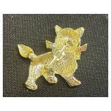 Collectible Craft Cat Pin & Unique Gold-Tone Cat & Mouse Brooch Collection