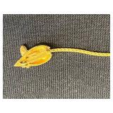 Collectible Craft Cat Pin & Unique Gold-Tone Cat & Mouse Brooch Collection