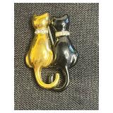 Vintage Gold-Tone Cat & Mouse Jewelry - Assorted Pins & Pendants