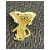 Vintage Gold-Tone Cat & Mouse Jewelry - Assorted Pins & Pendants
