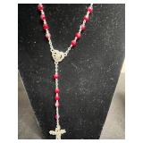 Cross Necklace & Rosary Collection - Mixed Beads & Pendants - displays not inc