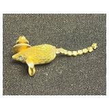 VTG Disney Minnie Mouse Enamel Pin & Vintage Gold-Tone Brooches - Collectible Jewelry Set Inc Napier