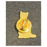 Super Cool VTG Collection of Cat Pins/Brooches Inc Gold-Tone Cat Crown Parure